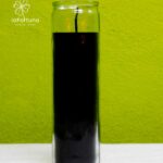 veladora negra esoterica vaso 100 la fortuna