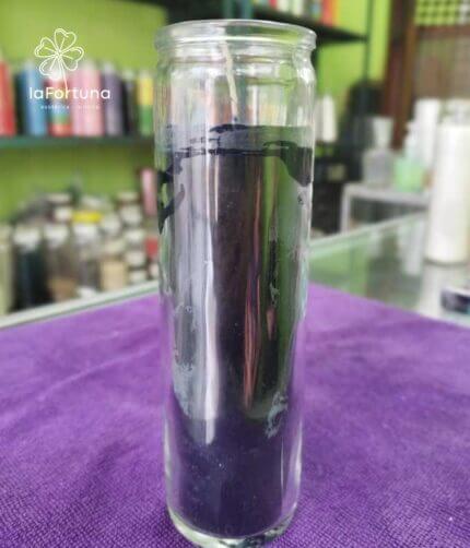 veladora negra esoterica vaso 100 la fortuna