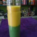 veladora esoterica bocolor verde-amarillo vaso 100 la fortuna