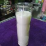 veladora blanca esoterica vaso 100 la fortuna