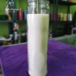veladora blanca esoterica vaso 100 la fortuna