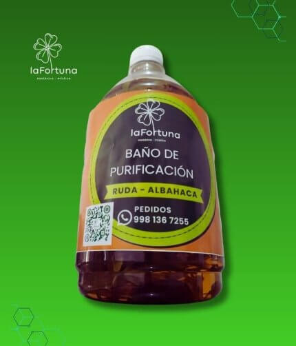 Baño de purificación Ruda-Albahaca La Fortuna Esoterica